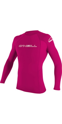 2026 ONeill Juvenil Basic Skins Chaleco De Lycra De Manga Larga Watermelon 3346