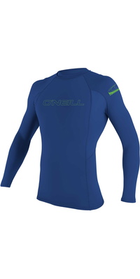 2026 O'neill Youth Basic Skins Chaleco De Sarpullido De Manga Larga 3346 - Pacific