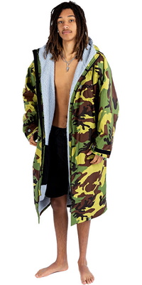 2025 Dryrobe Advance Albornoz De Manga Larga V3 DALSV3 - Grey / Camuflaje