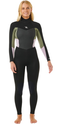 2025 Rip Curl Mujer Omega 3/2mm Gbs Back Zip Neopreno 157WFS - Khaki