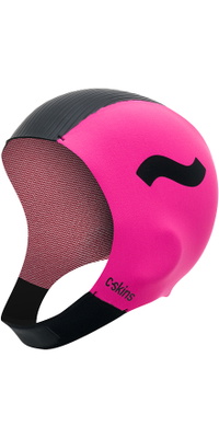 2026 Swim Research Gorro de natación Freedom 3mm C-HOSR - Negro / Rosa