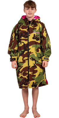 2025 Dryrobe Junior Advance Albornoz De Manga Larga V3 V3KSLSDA - Pink / Camuflaje