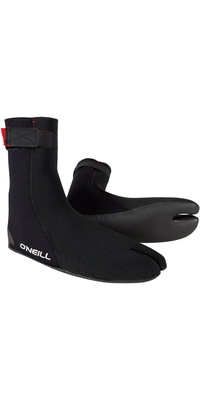2026 Oneill Ninja Del Calor 3mm Botas Puntera Partida 4786 - Negro