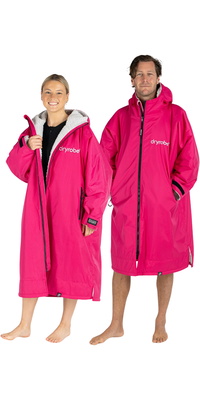 2026 Dryrobe Advance Albornoz De Manga Larga DALSV3 - Pink / Gris Claro