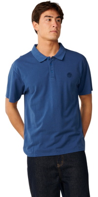2026 Rip Curl Hombres Camisa De Polo De Surf De Alta Gama Wettie 014MPO - Light Navy