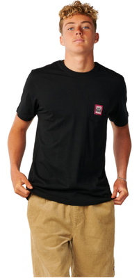 2026 Rip Curl Hombres Camiseta De Bolsillo Streamline 13TMTE - Black