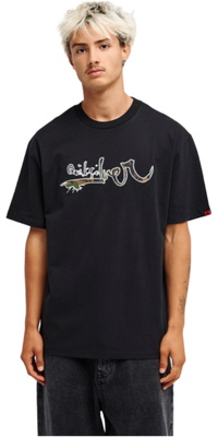 2026 Quiksilver Hombres YG Vortex Camiseta EQYZT08384 - Black
