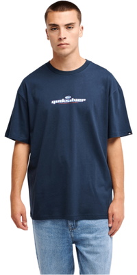 2026 Quiksilver Hombres Camiseta Slacker EQYZT08444 - Dark Navy