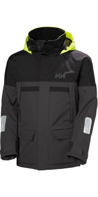 2026 Helly Hansen Hombres Pier 4.0 Chaqueta 34484 - Ebony