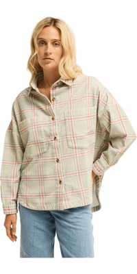 2026 Billabong Mujer Emocionado Contigo Chaleco EBJWT00120 - Smoke Green