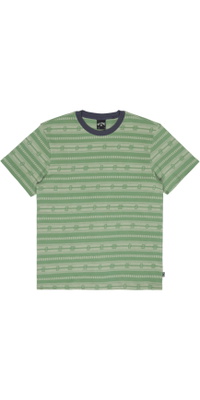 2026 Billabong Hombres Camiseta De Rayas De Medio Rack EBYKT00129 - Sea Spray