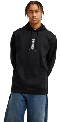 2026 DC Shoes Hombres Sudadera Con Capucha De Burbuja Borrosa EDYSF03278 - Black