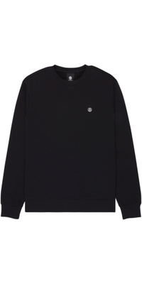 2026 Element Hombres Icon Puntada Crew Sudadera ELYFT00197 - Flint Black