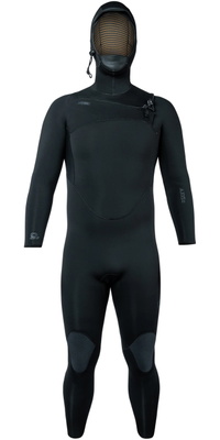 2026 Xcel Hombres Axis 5/4mm Con Capucha Chest Zip Neopreno ME54ZAH5 - Black