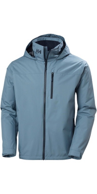 2026 Helly Hansen Hombres Crew Chaqueta Intermedia Con Capucha 2.0 34442 - Washed Navy