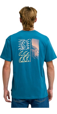 2026 Billabong Hombres La Sensación Camiseta EBYZT00564 - Real Teal