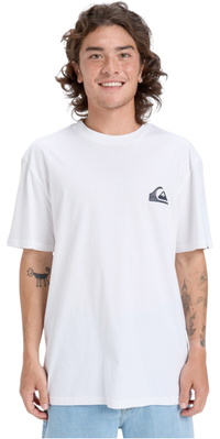 2026 Quiksilver Hombres Mini Logotipo Camiseta EQYZT08181 - White