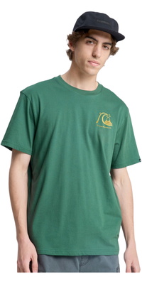2026 Quiksilver Mens Evo Original T-Shirt EQYZT08263 - Forest