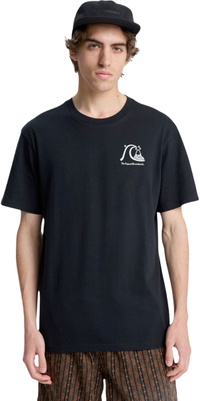 2026 Quiksilver Hombres Evo Original Camiseta EQYZT08263 - Black