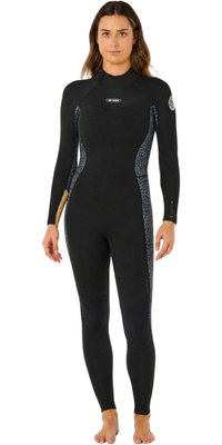 2026 Rip Curl Mujer Dawn Patrol 4/3mm Back Zip Neopreno 163WFS - Natural