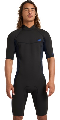 2026 Billabong Hombres Absolute 2mm Back Zip Shorty Neopreno 24AW251601 - Ocean