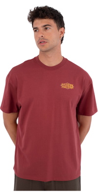 2026 Hurley Hombres Camiseta Voladora HSP26MMTS09553622 - Cherry Crimson