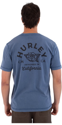 2026 Hurley Hombres Prensa De Impresión Sider Camiseta MTSEU00025317 - Grey Teal