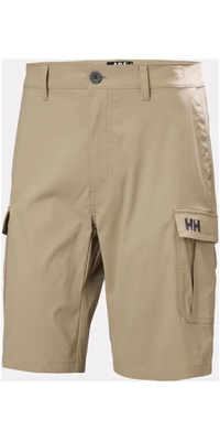 2026 Helly Hansen Mens Quickdry 11 Cargo Shorts 34537 - Pebble