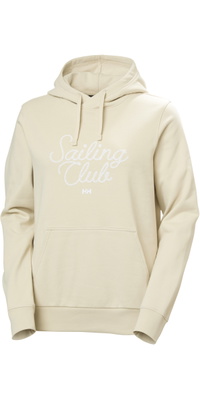 2026 Helly Hansen Sudadera Con Capucha Core Graphic De Mujer 54522 - Cream