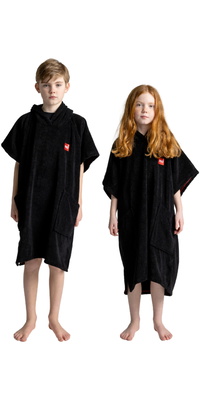 2026 Red Paddle Co Junior Toallas Poncho Albornoz 002-009-006-0382- Stealth Black