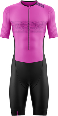 2026 HUUB Mujer Traje De Triatlón Contour CONTSBP - Black / Rosa