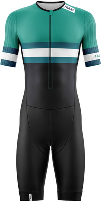 2026 HUUB Mujer Tri Band Pro Traje De Triatlón TRIBPTSTG - Teal / Green