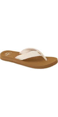 2026 Reef Womens Baja Maria Flip Flops CJ7338 - Brown / Vintage