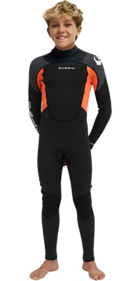 2026 Quiksilver Junior Prologue+ 5/4/3mm Back Zip Neopreno 25CW213509 - Fiery Coral
