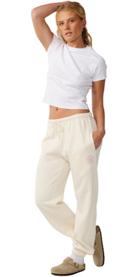 2026 Rip Curl Mujer Ola De Fiesta Pantalón De Pista 075WPA - Off White