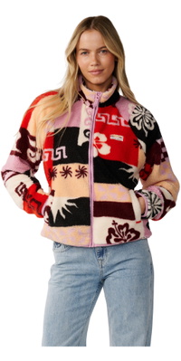 2026 Rip Curl Mujer Paquete De Fiesta Con Cremallera Polar Fleece 0EGWFL - Multi