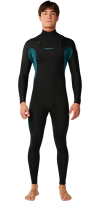 2026 Rip Curl Mens Dawn Patrol 4/3mm Chest Zip Wetsuit 16QMFS - Green