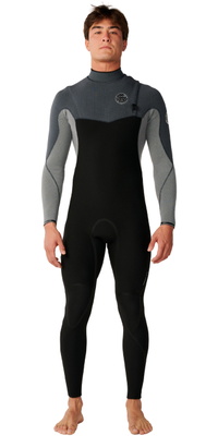 2026 Rip Curl Mens Flashbomb Pro 5/3mm Zip Free Wetsuit 17EMFS - Charcoal Grey