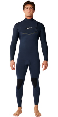 2026 Rip Curl Mens E-Bomb 4/3mm Zip Free Wetsuit 17MMFS - Navy