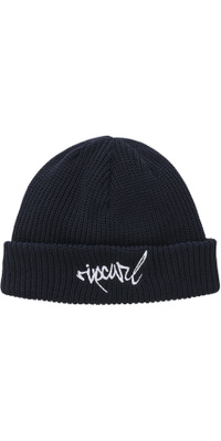 2026 Rip Curl Hombres Iconos Reg Beanie 1C8MHE - Washed Black