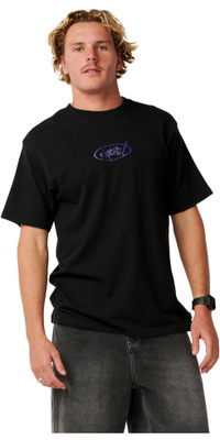 2026 Rip Curl Mens Rip Script Tee 14HMTE - Black