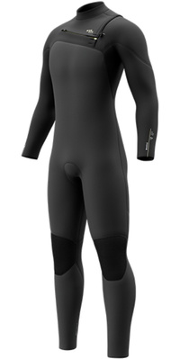 2026 Mystic Hombres Motion 4/3mm Chest Zip Neopreno 35000.270007 - Black