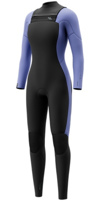 2026 Mystic Mujer Haven 4/3mm Doble Chest Zip Neopreno 35000.270046 - Iris Blue