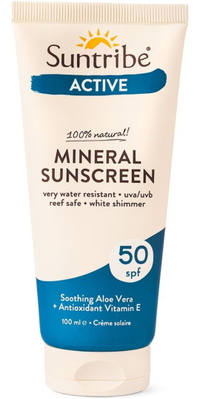 2026 Suntribe Active Protector Solar Orgánico Mineral SPF 50 STSSAC