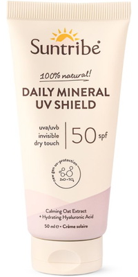 2026 Suntribe Orgánico Mineral Escudo UV SPF 50 STSSUV