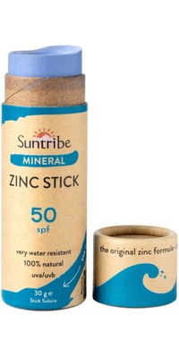 2026 Suntribe Orgánico Mineral Zinc Protector Solar En Barra SPF 50 STZS - Ocean Azul