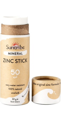 2026 Suntribe Orgánico Mineral Zinc Protector Solar En Barra SPF 50 STZS - White