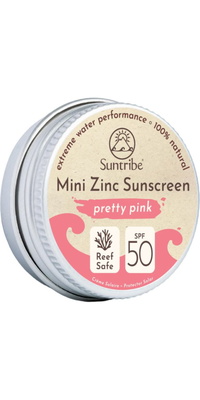 2026 Suntribe Orgánico Mineral Mini Zinc Estanco SPF 50 STZTM - Pretty Pink