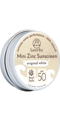 2026 Suntribe Orgánico Mineral Mini Zinc Estanco SPF 50 STZTM - White