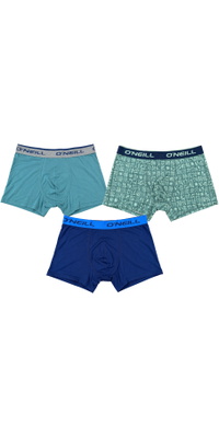 2025 ONeill Hombres Ladrillos De Boxer 3-Pack 203021152 - Bricks Hydro Medieval Blue